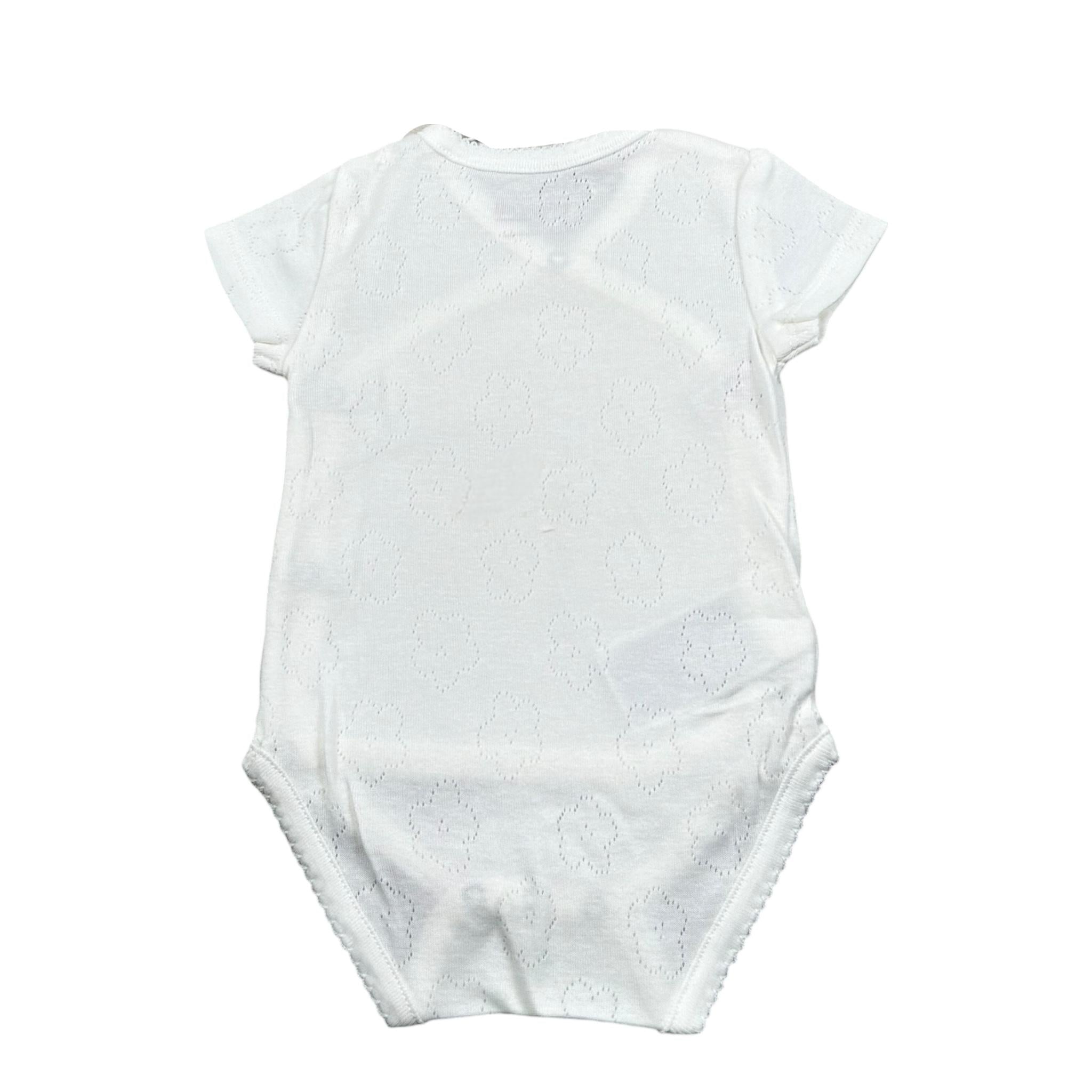 Mayoral Body Tinta Unita Mezza Manica per Neonato 1911 BIANCO MAYORAL 