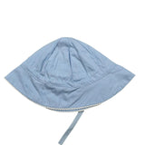 Monnëka Cappello Modello Pescatore Tinta Unita per Neonata 082024 AZZURRO Monnëka 
