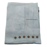 Marlu' Coperta Tinta Unita con Ricami per Neonato EL6680 AZZURRO MARLU' 