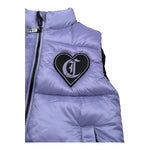 Just Cavalli Smanicato Tinta Unita con Logo per Bambina JGP26005PI LILLA JUST CAVALLI 