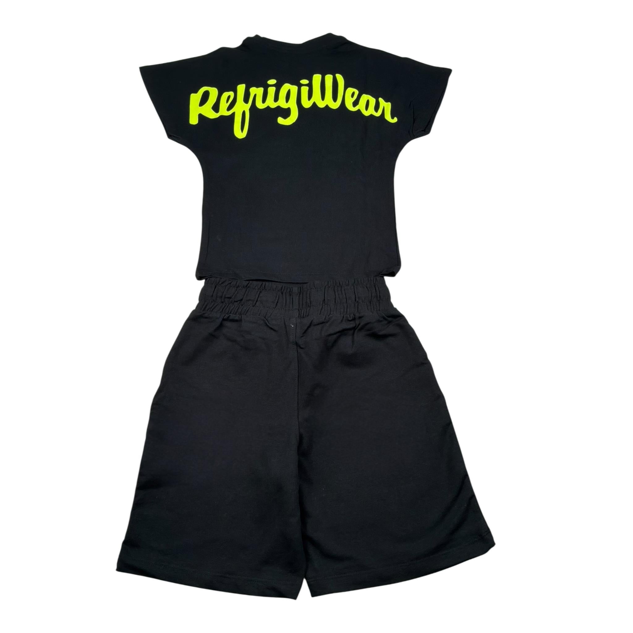 Refrigiwear Completo 2 Pezzi T-Shirt-Bermuda per Neonato R1101W25X NERO REFRIGIWEAR 