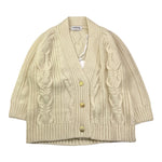 DONDUP cardigan tinta unita con bottoni Panna per Neonata DFMA017N PANNA DONDUP 