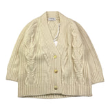 DONDUP cardigan tinta unita con bottoni Panna per Neonata DFMA017N PANNA DONDUP 