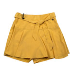 Sarabanda Short Tinta Unita con Cinturino per Bambina 04710 SENAPE SARABANDA 