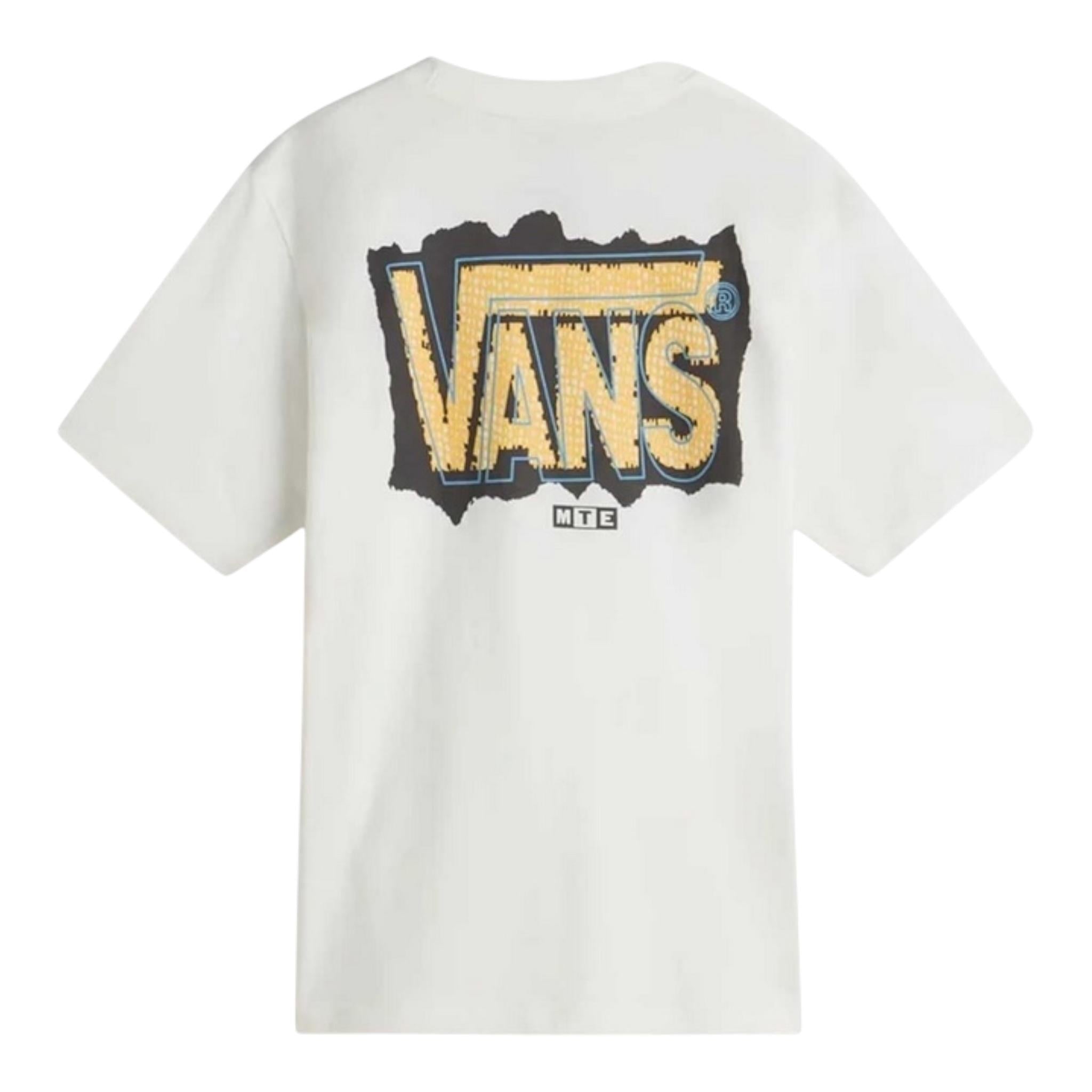 Vans T-Shirt Girocollo Tinta Unita con Stampa per Bambino VN000M84FS8 BIANCO VANS 