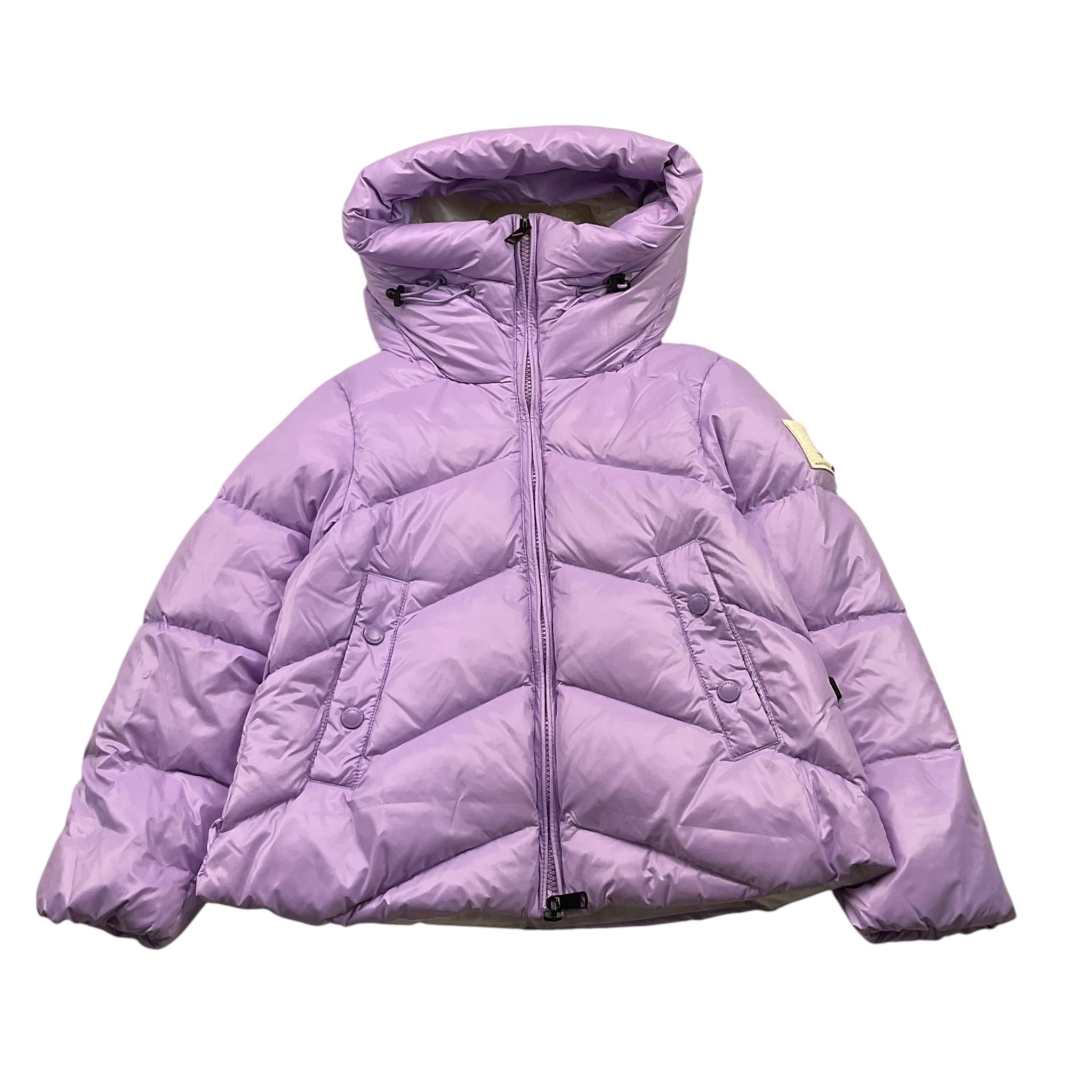 AFTER LABEL giubbino tinta unita con zip e cappuccio Lilla per Bambina 3441O00005XX LILLA AFTER LABEL 