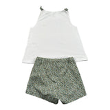 Il Gufo Completo 2 Pezzi Canotte-Culotte per Neonata P25DP528MF032X BIANCO IL GUFO 