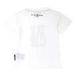 John Richmond T-Shirt Girocollo Tinta Unita con Stampa per Neonato RIP25051TSX BIANCO JOHN RICHMOND 