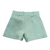 Petit Posh Short Tina Unita con Applicazione per Bambina GFBS25066SH VERDE ACQUA PETIT POSH 