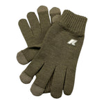 K-WAY guanti tinta unita con logo Verde per Bambino K61323W VERDE K-WAY 