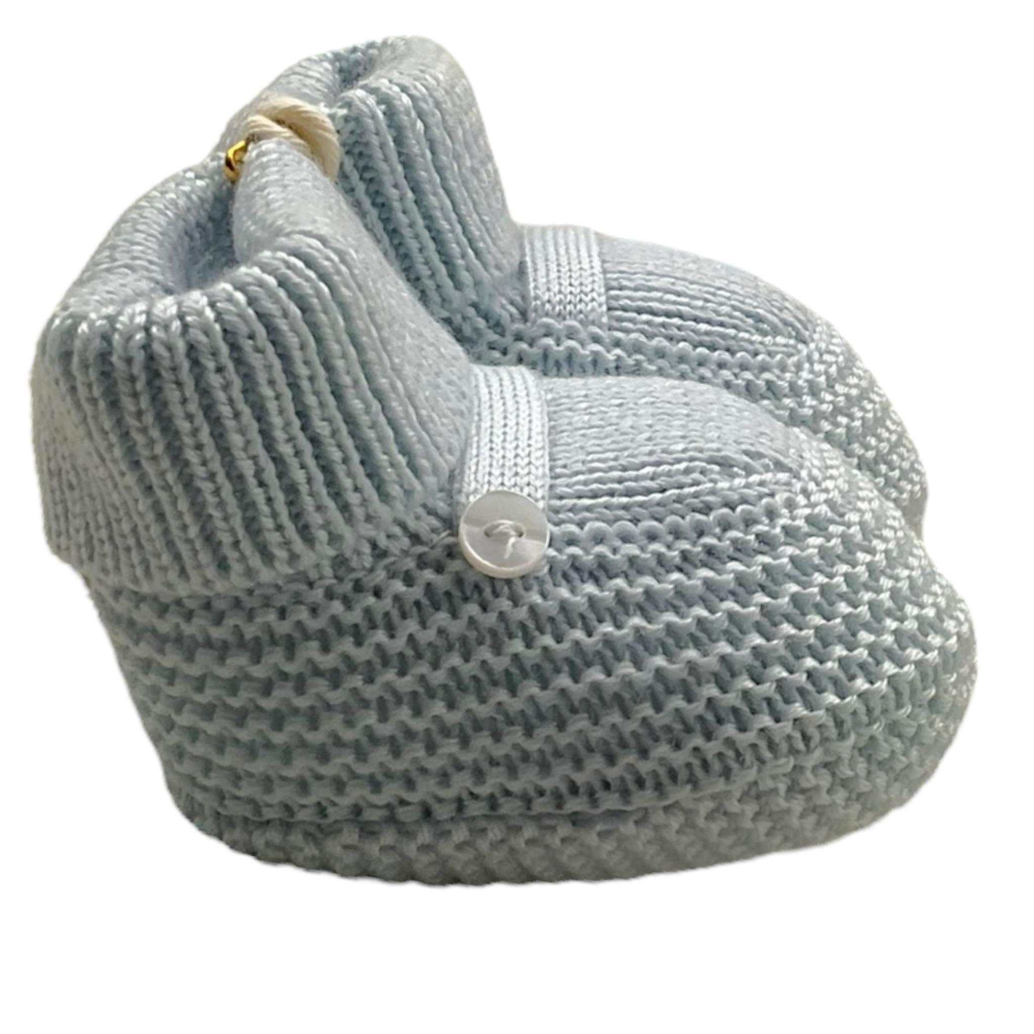 LITTLE BEAR babbucce tinta unita Azzurro per Neonato 5110 AZZURRO LITTLE BEAR 