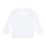 CALVIN KLEIN shirt girocollo tinta unita con stampa Bianco per Neonato IN0IN00005X BIANCO CALVIN KLEIN 