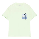 Il Gufo T-Shirt Girocollo Tinta Unita con Stampa per Neonato P25TS468MF001 VERDE IL GUFO 