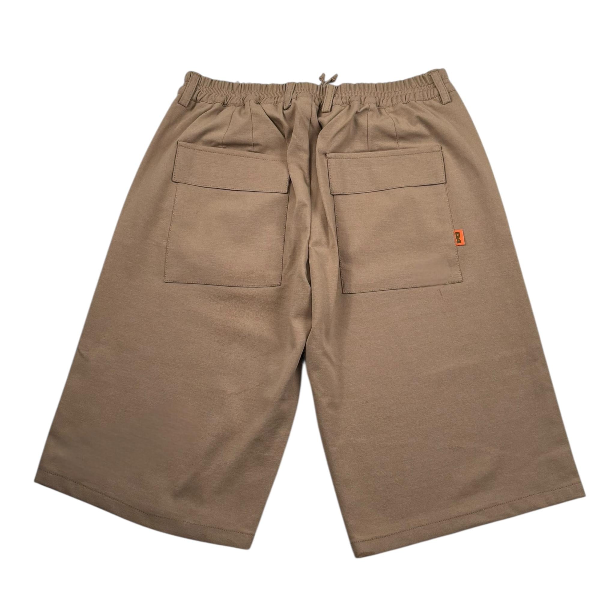 Daniele Alessandrini Bermuda Tinta Unita con Elastico In Vita per Bambino 1236P1137 CAMMELLO DANIELE ALESSANDRINI 