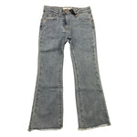 TO be too jeans tinta unita modello zampa Azzurro per Bambina TOB306 AZZURRO TO be too 