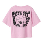 NAME IT t-shirt tinta unita girocollo con stampa Rosa per Bambina 13234109 ROSA NAME IT 