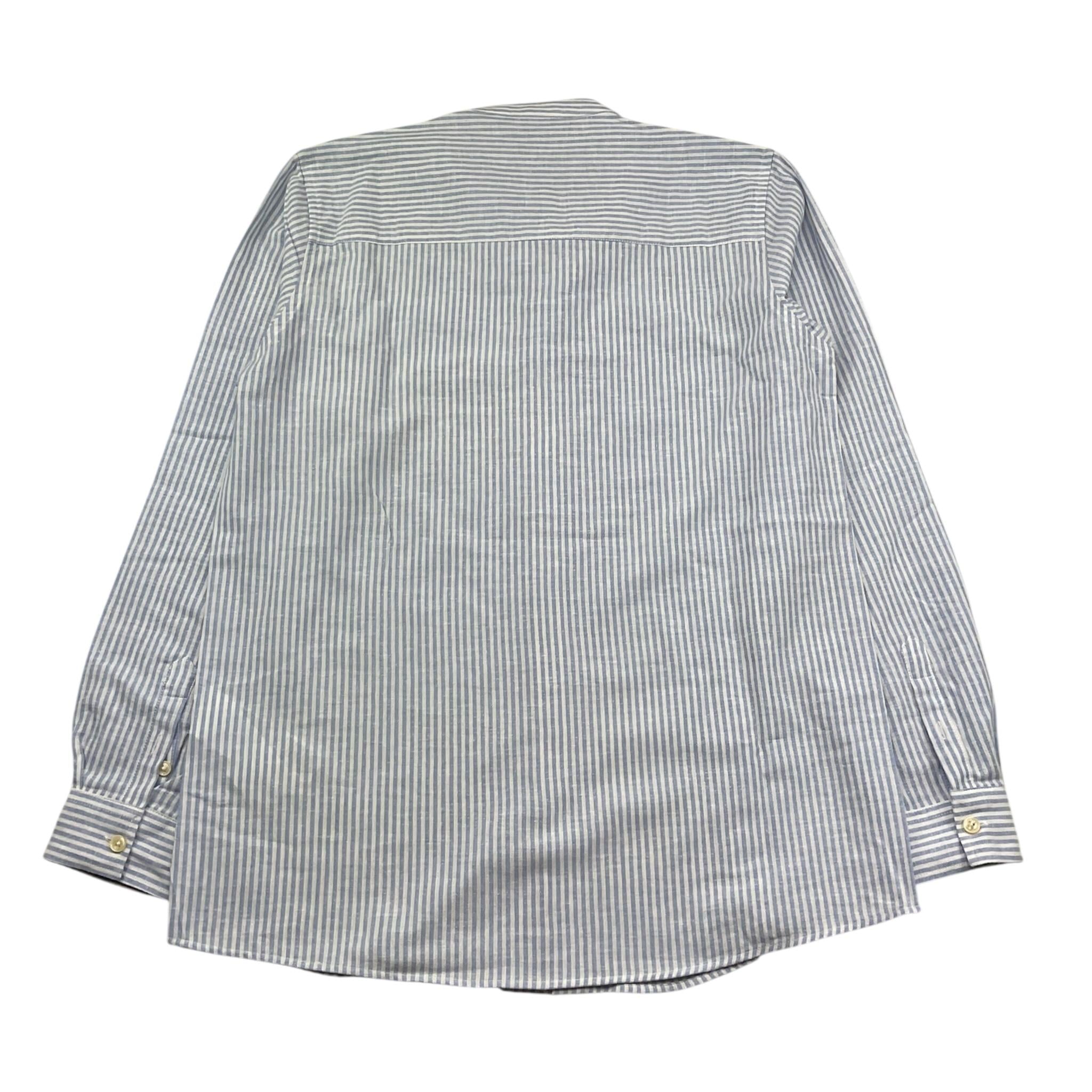 Dan John Camicia Manica Lunga Fantasia A Righe per Bambino CMD5106J BIANCO/AZZURRO DAN JOHN 