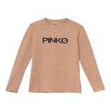 PINKO shirt girocollo tinta unita con stampa Bianco per Bambina F4PIBGTH204X BIANCO PINKO 