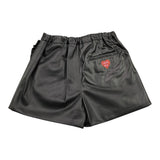 PHILOSOPHY short tinta unita in ecopelle Nero per Bambina PFBE003 NERO PHILOSOPHY 