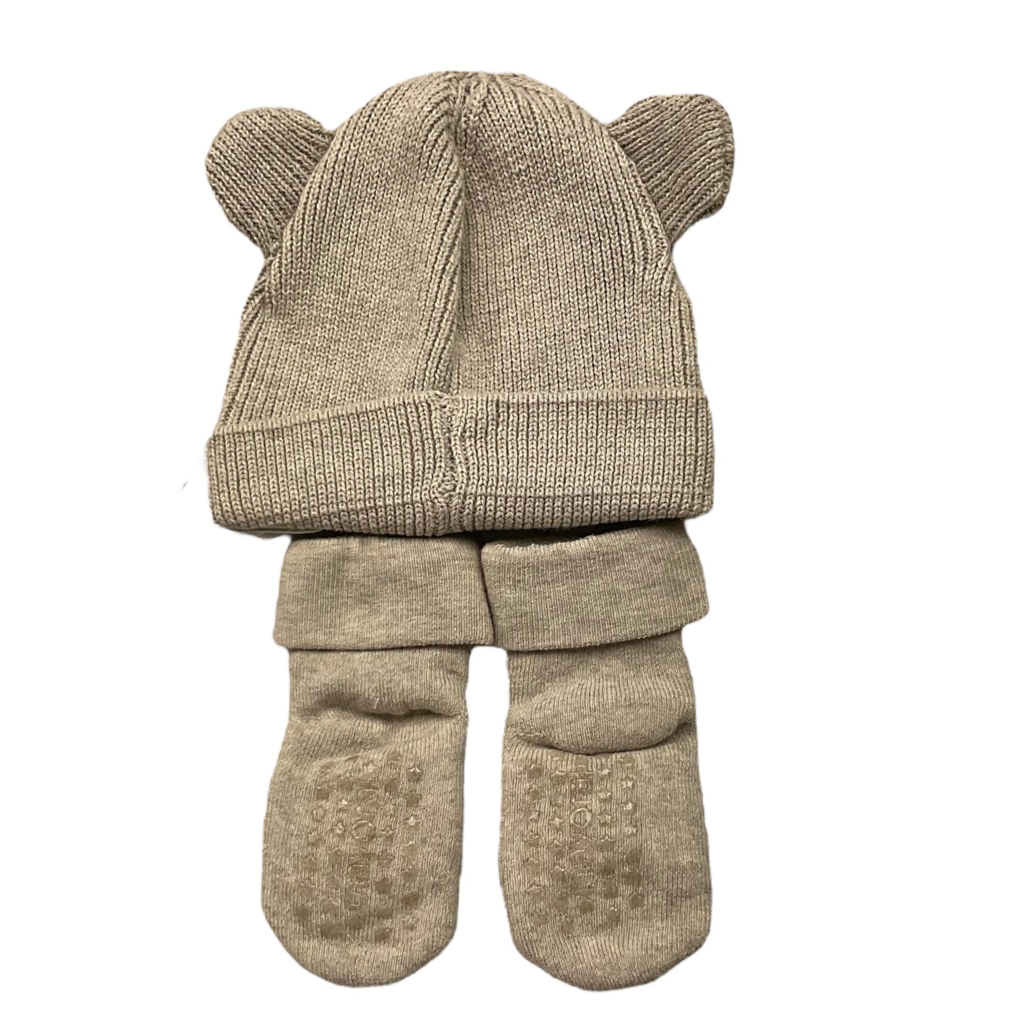 MAYORAL set cappello-babbucce tinta unita  Beige per Neonata 9770 BEIGE MAYORAL 