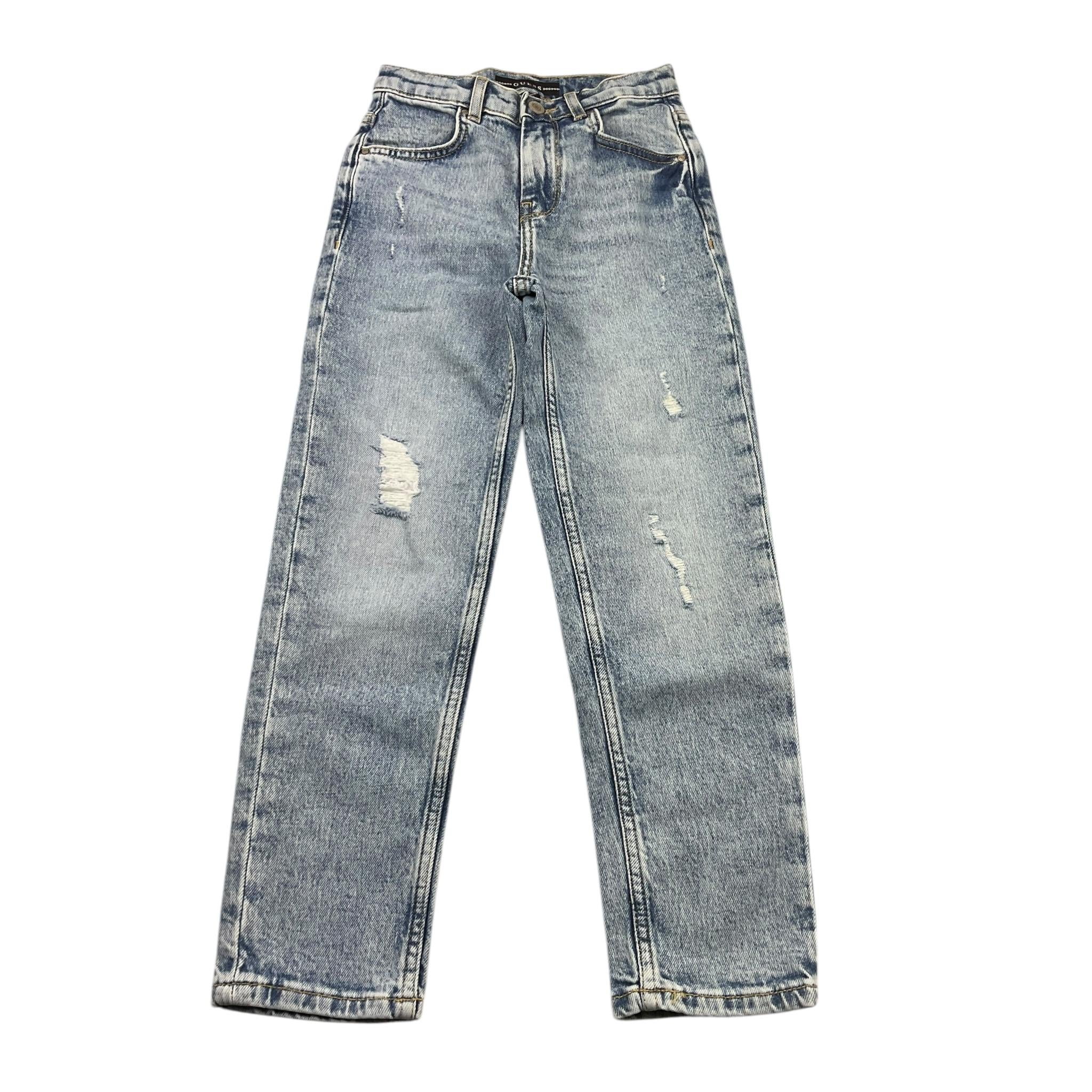 GUESS jeans tinta unita con girovita regolabile Azzurro per Bambino J4YA07D4MS0 AZZURRO GUESS 