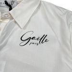 Gaelle Camicia tinta unita con Stampa Bianco per Bambina 2745C00518 BIANCO GAELLE 