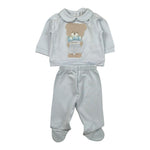 Nanan Completo 2 Pezzi Shirt-Ghettina per Neonato E211310 AZZURRO NANAN 