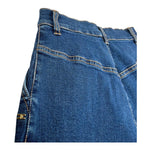 Elisabetta Franchi Short Bermuda Tinta Unita In Denim per Bambina EFBE071 BLU ELISABETTA FRANCHI 