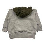 ASPESI felpa tinta unita con cappucci in contrasto Grigio per Bambino F24037MFM0123 GRIGIO ASPESI 