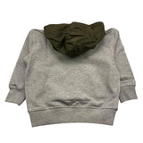 ASPESI felpa tinta unita con cappucci in contrasto Grigio per Bambino F24037MFM0123 GRIGIO ASPESI 