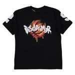 Disclaimer T-Shirt Girocollo tinta unita con Stampe Nero per Bambino 25EDK58446XX NERO DISCLAIMER 