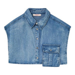 Liu Jo Camicia Giromanica In Denim  per Bambina GA5103X BLU LIU JO 