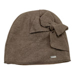 LALALU' cappello tinta unita con fiocco Tortora per Bambina CAL9NJ TORTORA LALALU' 