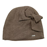 LALALU' cappello tinta unita con fiocco Tortora per Bambina CAL9NJ TORTORA LALALU' 