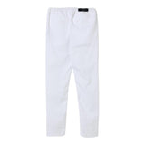 Balmain Pantalone Tinta Unita con Elastico In Vita per Bambina BW6Q5 BIANCO BALMAIN 