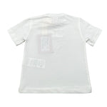 Elisabetta Franchi T-Shirt Girocollo Tinta Unita con Stampa per Bambina EGTS091 BIANCO ELISABETTA FRANCHI 