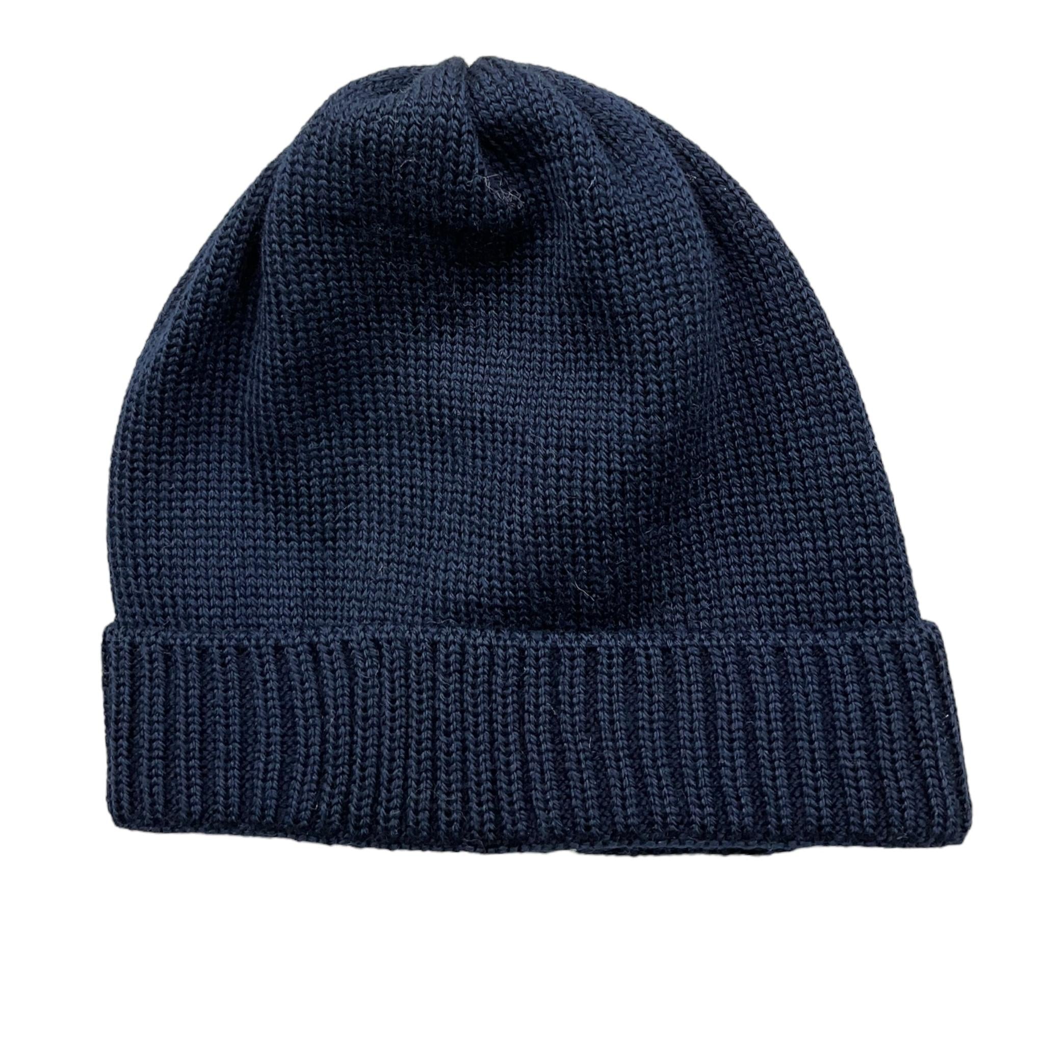 BABY LORD cappello tinta unita con pon pon Blu per Neonato 605 BLU BABY LORD 