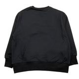 ELISABETTA FRANCHI felpa chiusa girocollo tinta unita con logo Nero per Bambina EFFE138 NERO ELISABETTA FRANCHI 