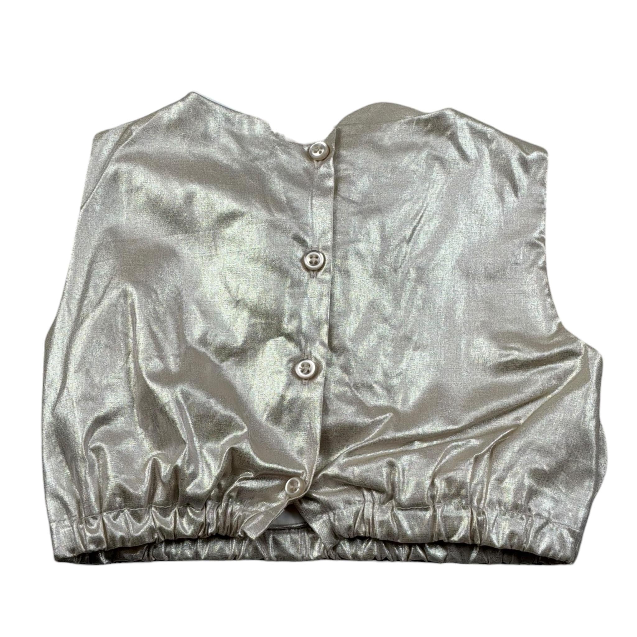 Miss Grant Top Giromanica Tinta Unita per Neonata MG1320 ORO MISS GRANT 