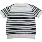 Paolo Pecora T-Shirt Girocollo Fantasia A Righe per Bambino PP4285 BIANCO PAOLO PECORA 