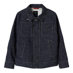 Fay Giubbino In Denim Tinta Unita con Zip per Bambino FW2P37 BLU FAY 