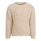 Dou Dou Maglia Tinta Unita con Logo Retro per Bambina DW9P10X BEIGE DOU DOU 