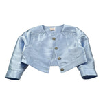 Isabel Coprispalle Tinta Unita con Bottoni Brillantini per Bambina 4464B AZZURRO ISABEL 