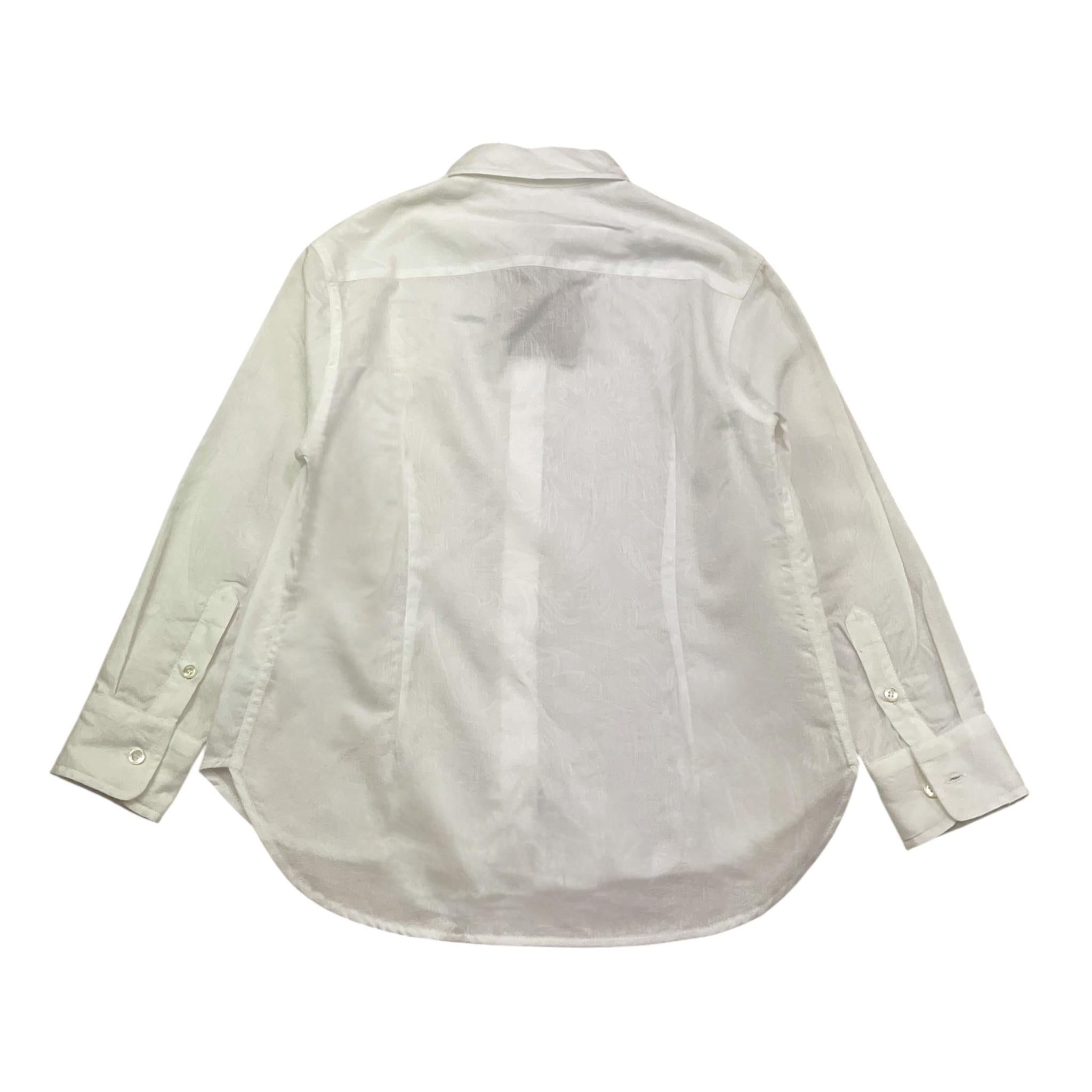 Etro Camicia Manica Lunga Tinta Unita per Bambino GV5P00 BIANCO ETRO 