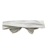 Le Bebe' Fascia Tinta Unita con Fiocco per Neonata LBG5613 BIANCO LE BEBE' 