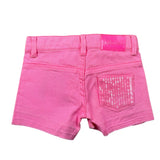Billieblush Short In Denim Tinta Unita con Girovita Regolabile per Neonata U21043 ROSA BillIEBLUSH 