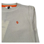 Siviglia Maglia Girocollo Tinta Unita con Ricamo Logo per Bambino SVJSW17219 BEIGE SIVIGLIA 