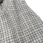 Petit Indi Abito Bicolore con Fantasia Quadri per Bambina SS25BK6527XJ BIANCO/BEIGE PETIT INDI 