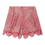 Stella Mccartney Short Biclore Fantasy Hearts Weiß/Rot für Mädchen