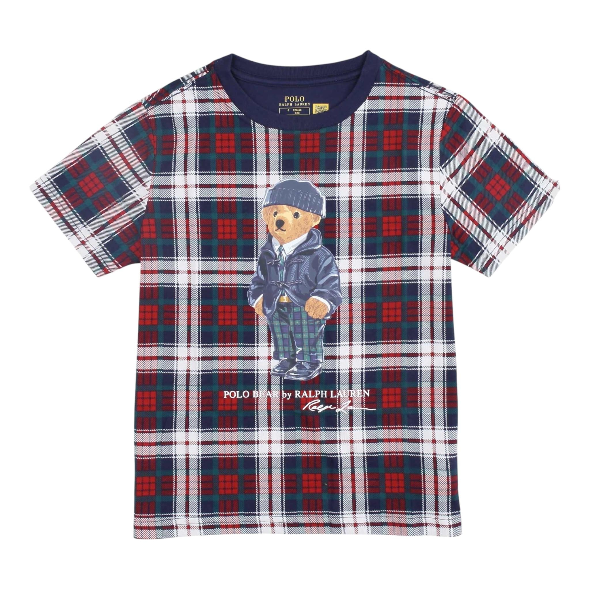 RALPH LAUREN t-shirt stampa fantasia girocollo Multicolor per Bambino 323953041001 MULTICOLOR RALPH LAUREN 